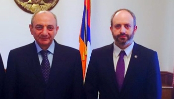 President Bako Sahakyan met with AGBU officials