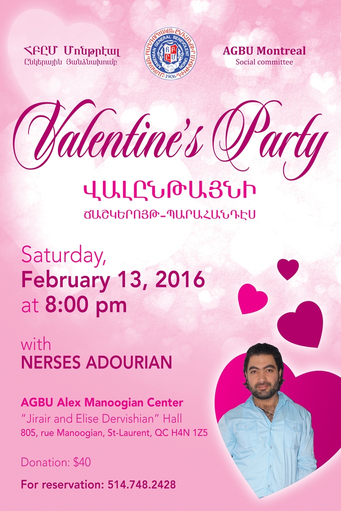 Valentine’s Party with Nerses Adourian
